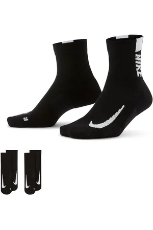 Nike Lot de 2 paires de socquettes Multiplier RunningL