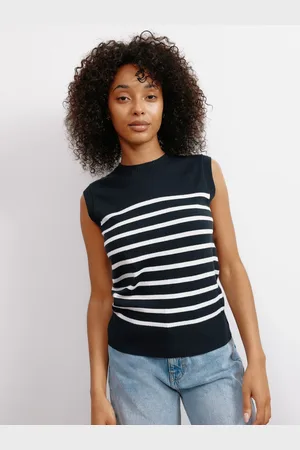 Albaray Cashmere Blend Rayure Tank38