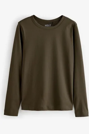 Next Long Sleeve 100% Cotton Crew Neck TopXS