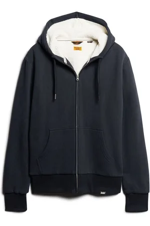Superdry Essential Borg Lined Zip-Up Hoodie (sweat à capuche zippé doublé)L