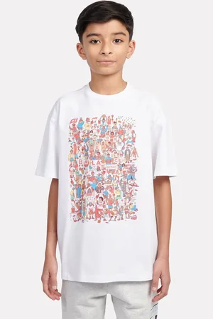 New Balance Kids Crowd Graphic 100% Cotton T-Shirt140146cm
