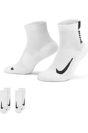 Nike Lot de 2 paires de socquettes Multiplier RunningXL