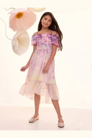 Lipsy London Ombre Cold Shoulder Maxi Dress (7-16yrs)12 ans (152cm)