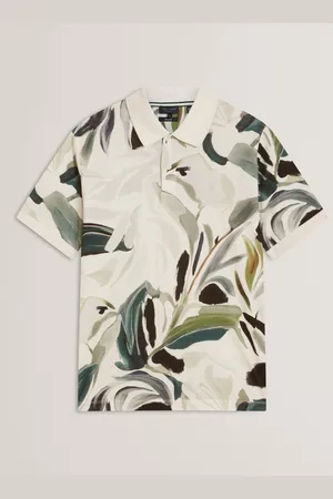 Ted Baker Polo Kivem à manches courtes 100% coton à imprimé floralpetit