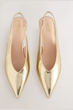 Next Forever Comfort Point Toe Low Slingback Kitten Heels6.5