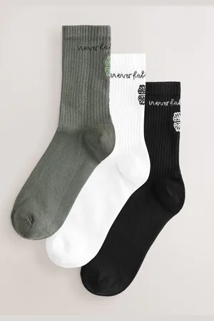 Never Fully Dressed Lot de chaussettes sport en Blend mélangé 3Un an