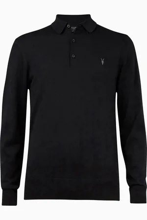 AllSaints Polo AllSaints Mode en mérinos à manches longuesM