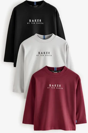 Ted Baker T-shirt Manches longues 100% coton 3 Lot7 ans (122cm)