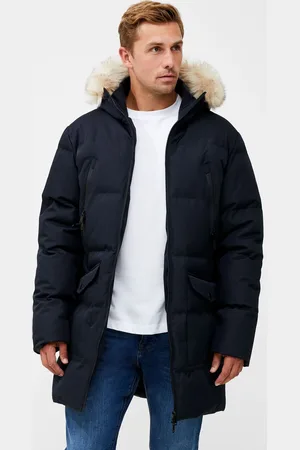 French Connection Parka bordée de fausse fourrureXL