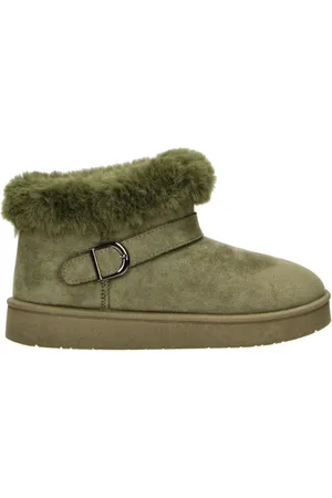Novo Lark Faux Fur Buckle Ankle Botteseu42