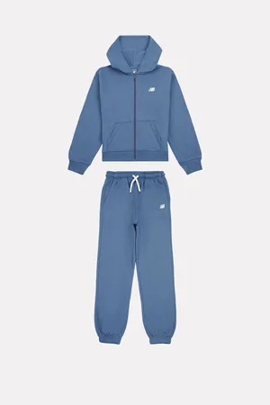 New Balance Kids Small Logo Zip and Joggers Set166168cm