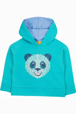 Frugi Oversized Blue Lissie 100% Organic Cotton Hoodie104110cm