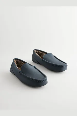 Next Chaussons Mocassins Doublés en Fausse Fourrure