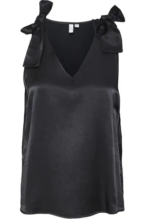 VERO MODA Naud Detail Col en V Satin Chemisiers40