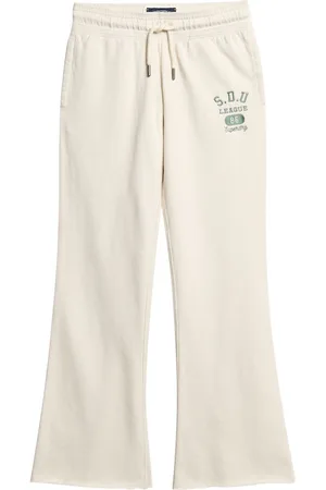 Superdry 100% Cotton Athletic Low Rise Flare Joggers44