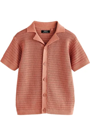 Next Polos texturés à col révéré Manches Courtes en maille 100% coton (3mois -7ans)6 - 7 ans (116 - 122cm)