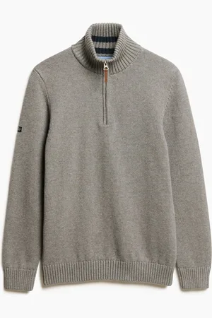 Superdry 100% Coton Classics Tricot Henleys PullXL