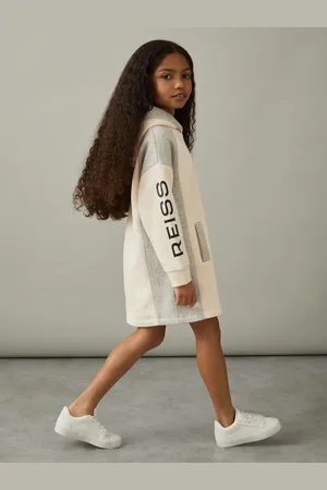 Reiss Peignoir Coral color block à capuche en jersey12 - 13 ans (152 - 158cm)