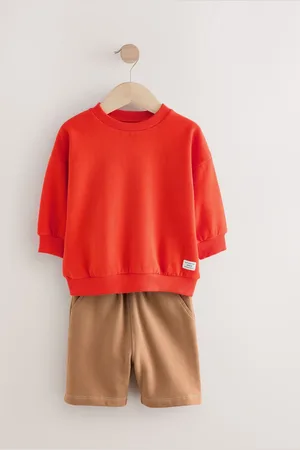 Next Sweatshirt and Carpenter Shorts Set (3mths-7yrs)5 - 6 ans (110 - 116cm)