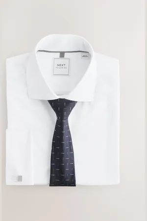 Next Ensemble chemise et cravate41cm R (UK 16 R)