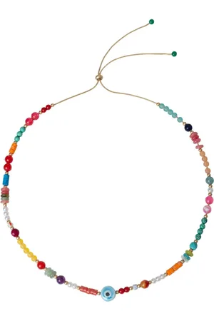 Bibi Bijoux Gold Tone Multi Beaded Friendship Necklaceun