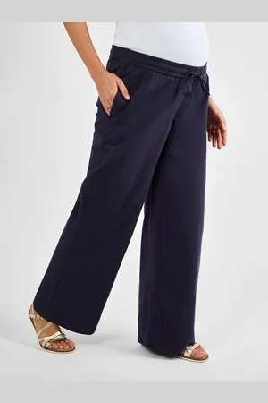 JoJo Maman Bébé Maternity Linen Blend Trousers46
