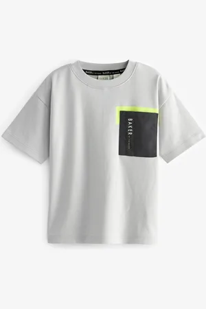 Ted Baker T-shirt à poches en coton 100% gris5 ans (110cm)