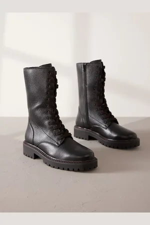 Next Premium Chunky À lacets Ankle Bottes
