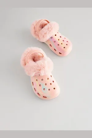 Next Chaussons sabots doublés de fausse fourrure