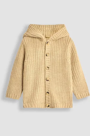 JoJo Maman Bébé Cardigan à capuche en tricot4 - 5 ans (104 - 110cm)