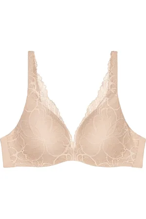Triumph Nude Body Make-Up Illusion Lace Wired and Padded Bra (Soutien-gorge à armatures et rembourré)85DD