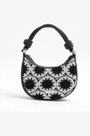 River Island Girls Crochet Scoop Bagun