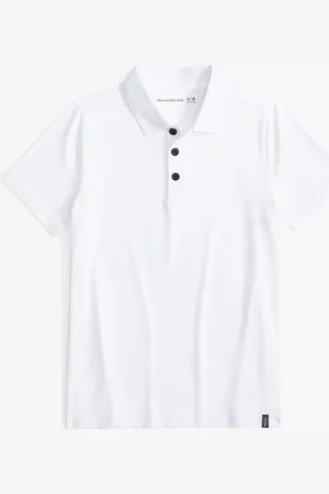 Abercrombie & Fitch Polo blanc7 - 8 ans (122 - 128cm)