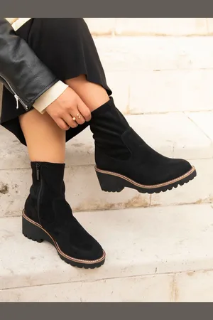 Linzi Trish Wedged Heel Ankle Boots