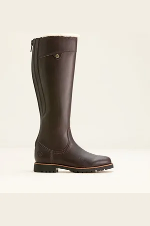 Ariat Bottes longues imperméables Arlington Sherpa marron