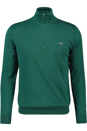 GANT Classic Half Zip 100% Cotton JumperS