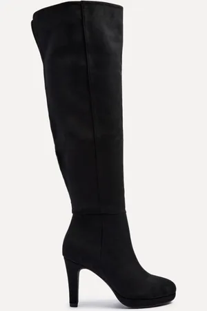 Linzi Brielle - Bottes à talons hauts et à plateforme