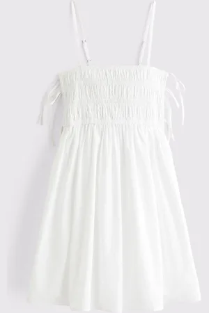 Abercrombie & Fitch Smocked Babydoll Maxi DressMédium