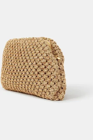 Accessorize Woven Clutch Bagun