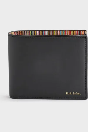 Paul Smith Logo Leather Bifold PortefeuillesUn an