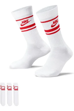 Nike Lot de 3 paires de chaussettes Sportswear Everyday Essential blanchesXL