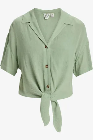 Roxy Salty Sweet Short Sleeve Crop ShirtPetit