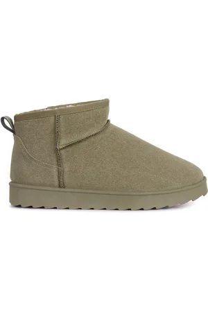 Linzi Bottines doublées en fausse fourrure Mini Addy en faux daim
