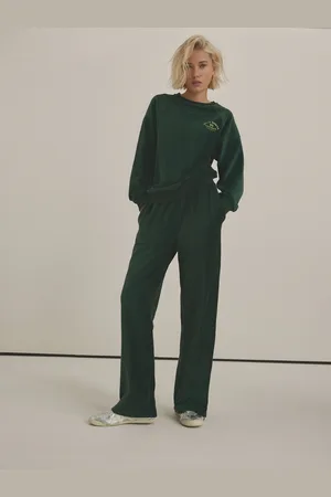 Next Thin Cord Soft Touch Graphic Wide Leg Joggerspetit