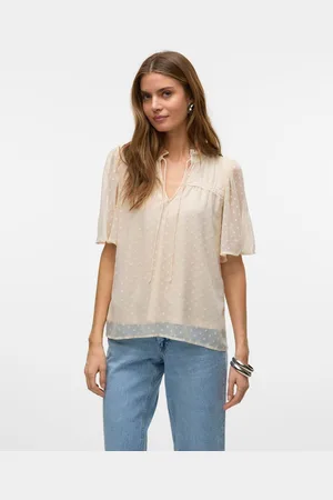 VERO MODA Manches courtes Dobby ChemisierXL 14