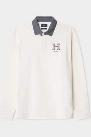 Hackett Hommes London 100% Cotton Rugby ChemisesM