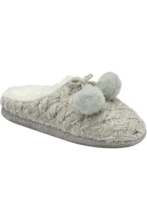 Dunlop Chaussons mules Ladies en maille à bout fermé