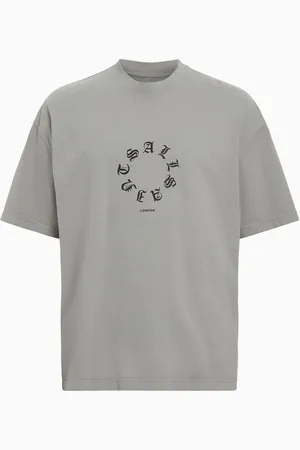 AllSaints AllSaints Fraktur Short Sleeve Crew Neck Cotton T-ShirtXS