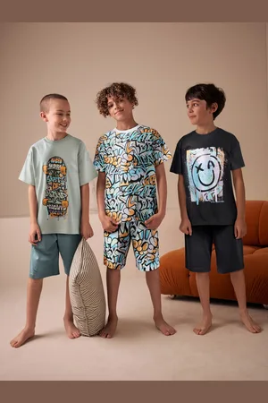Next 100Pyjama court en coton % 3 Lot (3-16ans)7 ans (122cm)