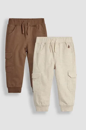 JoJo Maman Bébé Lot de 2 pantalons de jogging cargo 5 - 6 ans (110 - 116cm)